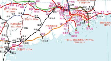 广东西部沿海高速铁路