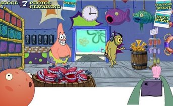 《海绵宝宝照相》是一款网上小游戏