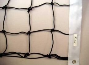 羽毛球网,用优质深色的天然或人造纤维制成的