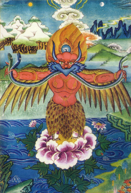 化身混天大圣鹏魔王:是忿怒相本尊顶上的大鹏