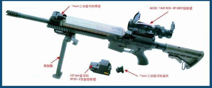 ar57冲锋枪结构图片