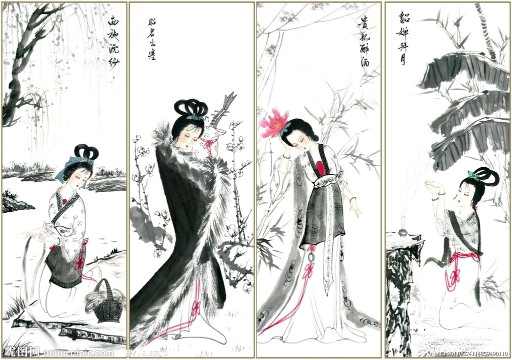 古代四大美女及其简介图片