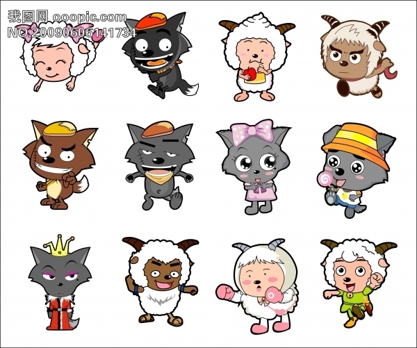 克隆喜羊羊到了羊村见到羊就咬把村长慢羊羊也